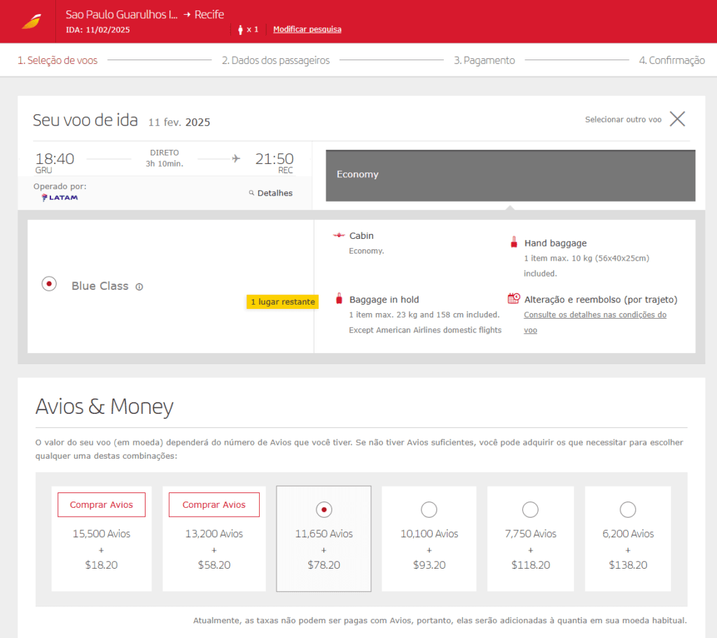 GRU - REC - Iberia