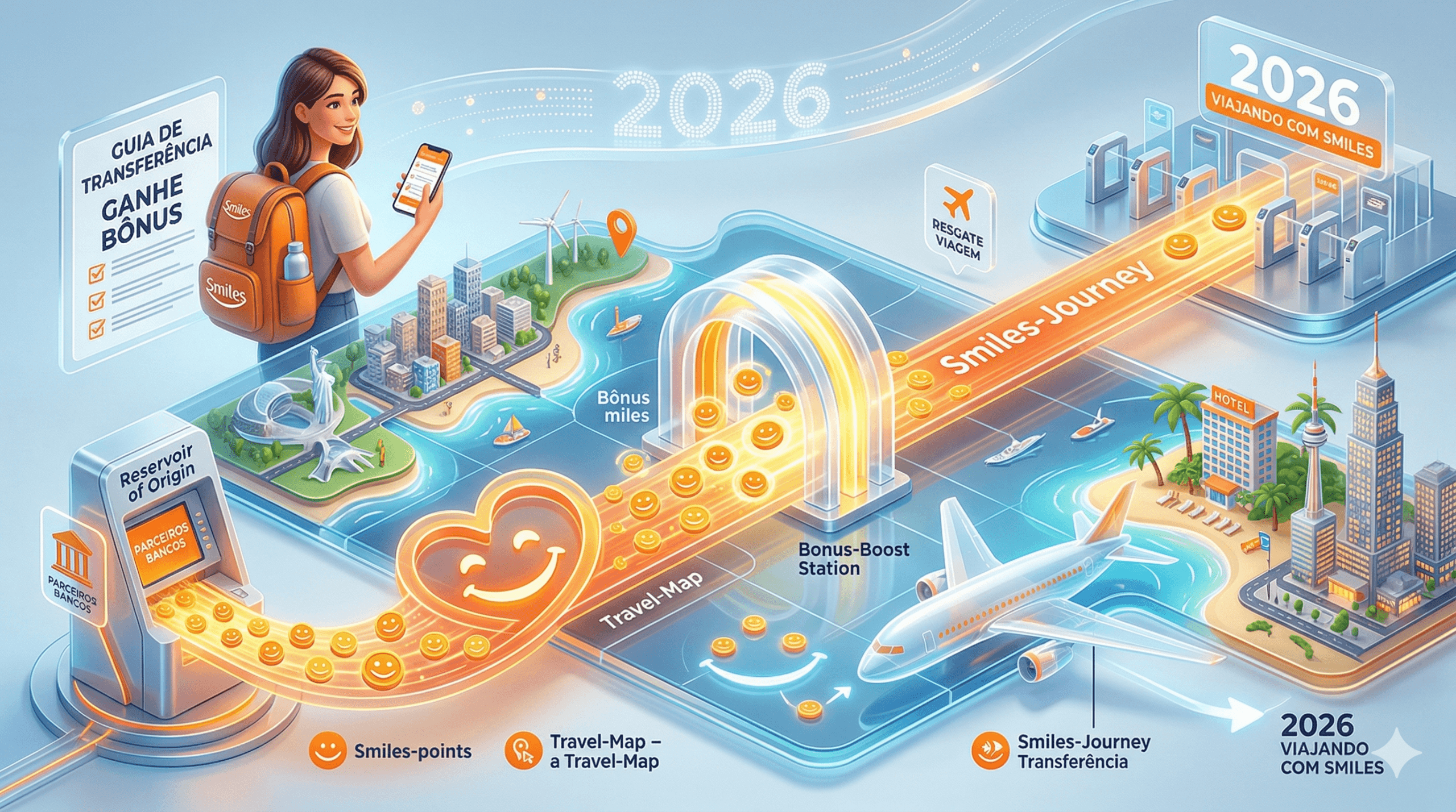 Transferência Bonificada Smiles 2026: Como Funciona e Como Aproveitar